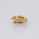 CHANEL COCO Mark Earring Metal Gold Tone CC Auth 207502V-4