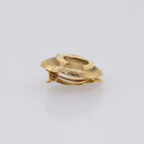CHANEL COCO Mark Earring Metal Gold Tone CC Auth 207502V-9