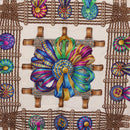 HERMES Carre 90 Scarf ""LES RUBANS DU CHEVALL"" Silk Green Auth 207507-6