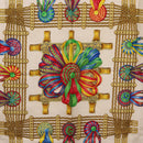 HERMES Carre 90 Scarf ""LES RUBANS DU CHEVAL"" Silk Purple Auth 207509-6