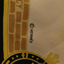 HERMES Carre 90 Scarf ""LES HARAS NATIONAUX"" Silk Black Auth 207510-11