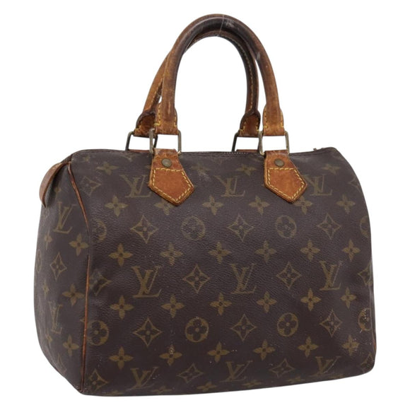 LOUIS VUITTON Monogram Speedy 25 Hand Bag M41528 LV Auth 207519