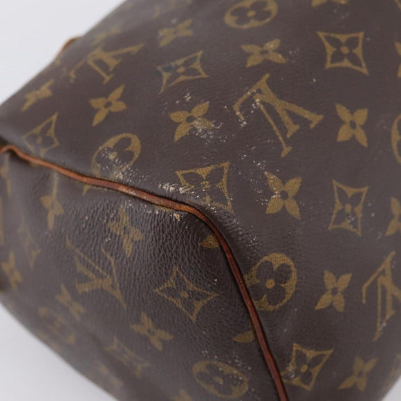 LOUIS VUITTON Monogram Speedy 25 Hand Bag M41528 LV Auth 207519