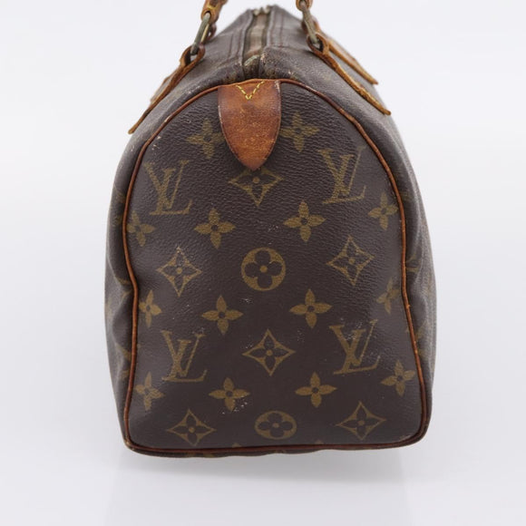 LOUIS VUITTON Monogram Speedy 25 Hand Bag M41528 LV Auth 207519