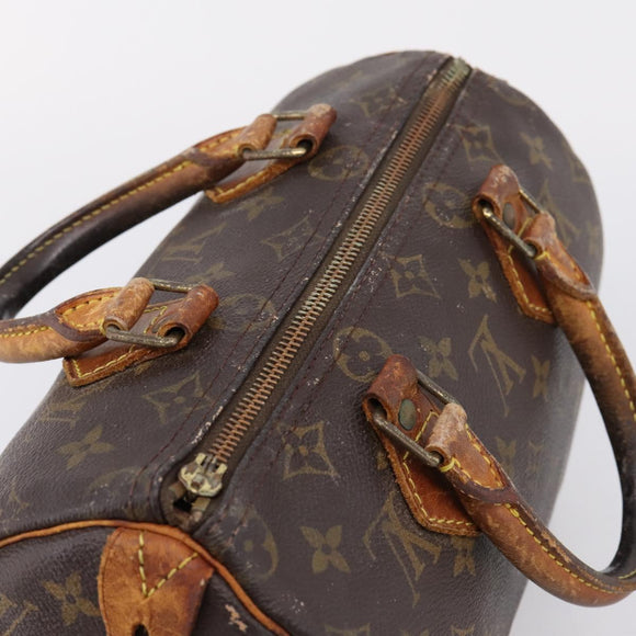 LOUIS VUITTON Monogram Speedy 25 Hand Bag M41528 LV Auth 207519