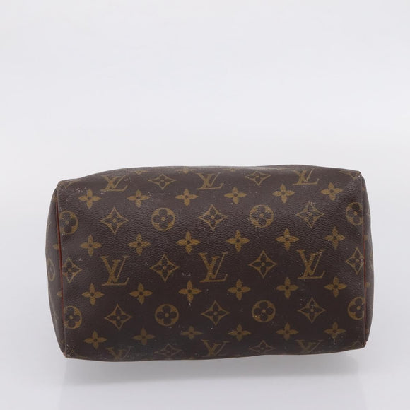 LOUIS VUITTON Monogram Speedy 25 Hand Bag M41528 LV Auth 207519