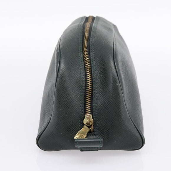 LOUIS VUITTON Taiga Trousse Toilette PM Clutch Bag Epicea M30224 LV Auth 207520