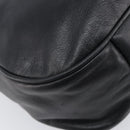 MCM Shoulder Bag Leather Black Gold Auth 207521-16
