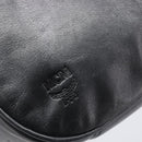 MCM Shoulder Bag Leather Black Gold Auth 207521-17