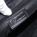 MCM Shoulder Bag Leather Black Gold Auth 207521-12