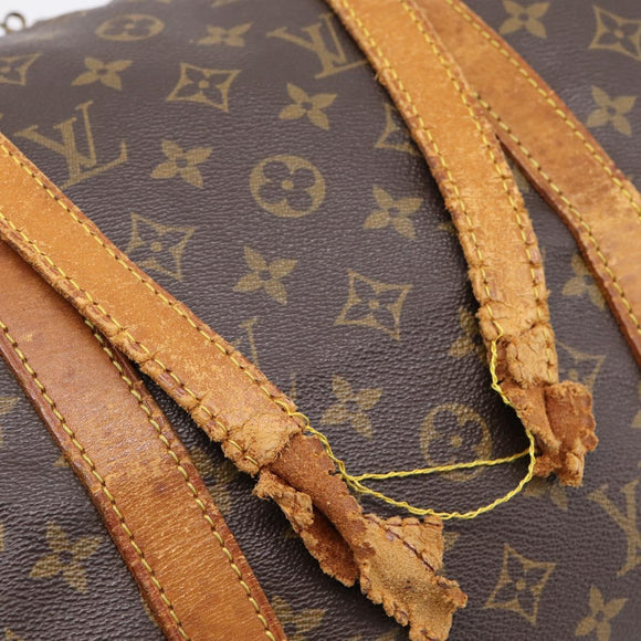 LOUIS VUITTON Monogram Sac Souple 45 Boston Bag M41624 LV Auth 207522