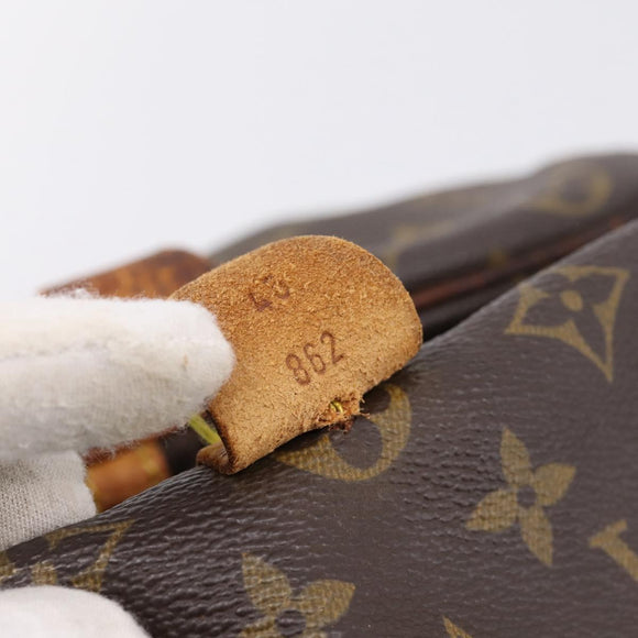LOUIS VUITTON Monogram Sac Souple 45 Boston Bag M41624 LV Auth 207522