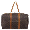 LOUIS VUITTON Monogram Sac Souple 45 Boston Bag M41624 LV Auth 207522-3