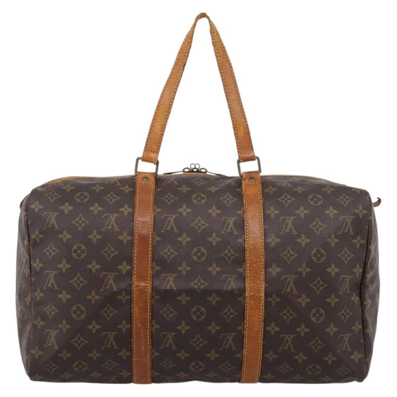 LOUIS VUITTON Monogram Sac Souple 45 Boston Bag M41624 LV Auth 207522