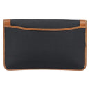 Christian Dior Clutch Bag Canvas Black Gold Auth 207523-2