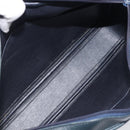 Christian Dior Shoulder Bag Leather Navy Gold Auth 207524-21