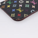 LOUIS VUITTON Multicolor Pochette ClesNM Coin Purse M60279 LV Auth 207526V-12
