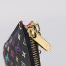 LOUIS VUITTON Multicolor Pochette ClesNM Coin Purse M60279 LV Auth 207526V-13