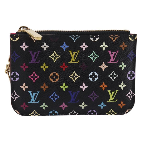 LOUIS VUITTON Multicolor Pochette ClesNM Coin Purse M60279 LV Auth 207526V