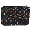 LOUIS VUITTON Multicolor Pochette ClesNM Coin Purse M60279 LV Auth 207526V-3