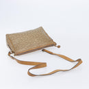 CELINE Macadam Canvas C Sulky Bag PVC Leather Suede 2 Set Beige Navy Auth 207528-14