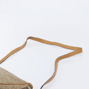 CELINE Macadam Canvas C Sulky Bag PVC Leather Suede 2 Set Beige Navy Auth 207528-15
