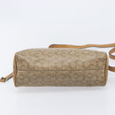 CELINE Macadam Canvas C Sulky Bag PVC Leather Suede 2 Set Beige Navy Auth 207528-16