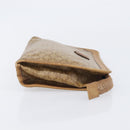 CELINE Macadam Canvas C Sulky Bag PVC Leather Suede 2 Set Beige Navy Auth 207528-31