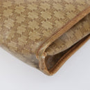CELINE Macadam Canvas C Sulky Bag PVC Leather Suede 2 Set Beige Navy Auth 207528-34