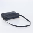 CELINE Macadam Canvas C Sulky Bag PVC Leather Suede 2 Set Beige Navy Auth 207528-5