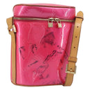 LOUIS VUITTON Vernis Sullivan Vertical Bag Fuchsia Pink M91259 LV Auth 207529-1