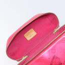 LOUIS VUITTON Vernis Sullivan Vertical Bag Fuchsia Pink M91259 LV Auth 207529-18