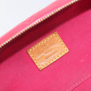 LOUIS VUITTON Vernis Sullivan Vertical Bag Fuchsia Pink M91259 LV Auth 207529-19