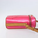 LOUIS VUITTON Vernis Sullivan Vertical Bag Fuchsia Pink M91259 LV Auth 207529-5