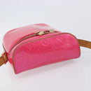 LOUIS VUITTON Vernis Sullivan Vertical Bag Fuchsia Pink M91259 LV Auth 207529-7