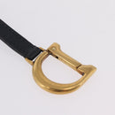 Christian Dior Trotter Canvas Saddle Coin Purse Navy Gold Auth 207530M-10