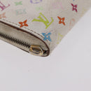 LOUIS VUITTON Monogram Multicolor Wallet 3 Set White LV Auth 207532-17