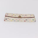 LOUIS VUITTON Monogram Multicolor Wallet 3 Set White LV Auth 207532-6