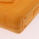 Bottega Veneta Hand Bag Rubber Orange Auth 207536A-10