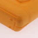 Bottega Veneta Hand Bag Rubber Orange Auth 207536A-16
