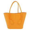 Bottega Veneta Hand Bag Rubber Orange Auth 207536A-13