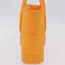 Bottega Veneta Hand Bag Rubber Orange Auth 207536A-4