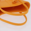 Bottega Veneta Hand Bag Rubber Orange Auth 207536A-7