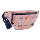 GUCCI Jetsons Collaboration Body Bag PVC Pink Silver 502095 Auth 207537M-1