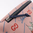GUCCI Jetsons Collaboration Body Bag PVC Pink Silver 502095 Auth 207537M-11