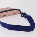 GUCCI Jetsons Collaboration Body Bag PVC Pink Silver 502095 Auth 207537M-7