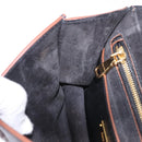 Miu Miu Madras Shoulder Bag Leather Black Gold Tone Auth 207539M-28