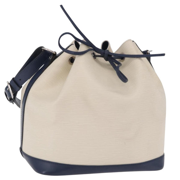 LOUIS VUITTON Epi Petit Noe Shoulder Bag Yvoire Navy M40881 LV Auth 207540V