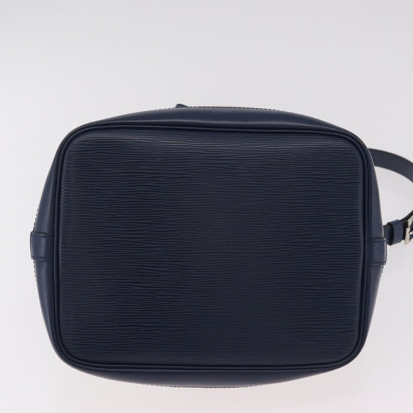 LOUIS VUITTON Epi Petit Noe Shoulder Bag Yvoire Navy M40881 LV Auth 207540V