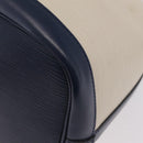 LOUIS VUITTON Epi Petit Noe Shoulder Bag Yvoire Navy M40881 LV Auth 207540V-9